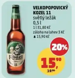 Penny Market Velkopopovický Kozel 11 nabídka