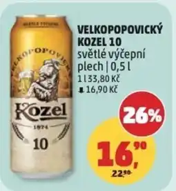 Penny Market Velkopopovický Kozel 10 nabídka
