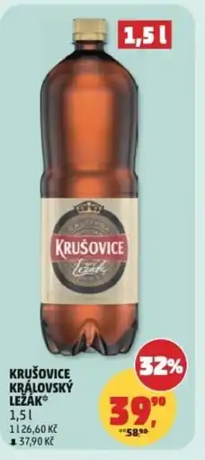 Penny Market Krušovice Královský ležák nabídka