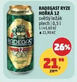 Penny Market Radegast Ryze hořká 12 nabídka