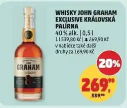 Penny Market Whisky John Graham exclusive Královská palírna nabídka