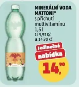 Penny Market Minerální voda Mattoni nabídka