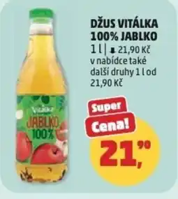 Penny Market Džus vitálka 100% Jablko nabídka
