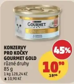 Penny Market Konzervy pro kočky Gourmet gold nabídka