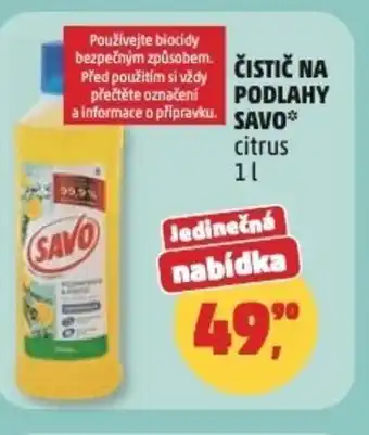 Penny Market Čistič na podlahy Savo nabídka