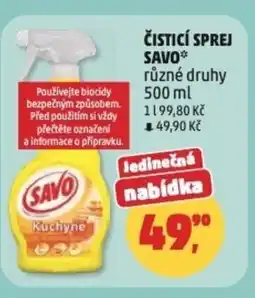 Penny Market Čisticí sprej Savo nabídka