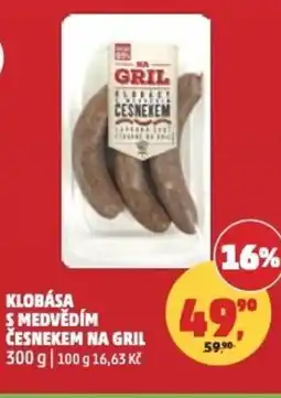 Penny Market Klobása s medvědím česnekem na gril nabídka
