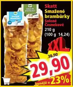 Norma Skatt Smažené brambůrky Solené Česnekové nabídka