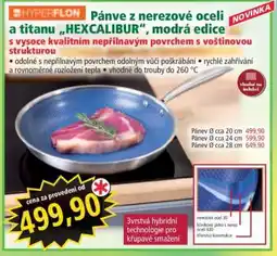 Norma Pánve z nerezové oceli a titanu „HEXCALIBUR“, modrá edice nabídka