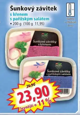 Norma Šunkový závitek nabídka