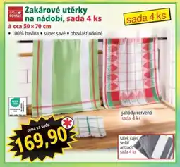 Norma Žakárové utěrky na nádobí, sada 4 ks nabídka