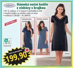 Norma Dámská noční košile z viskózy s krajkou nabídka