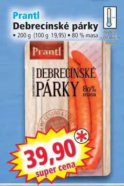Norma Prantl Debrecínské párky nabídka