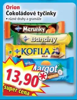 Norma Orion čokoládové tyčinky nabídka
