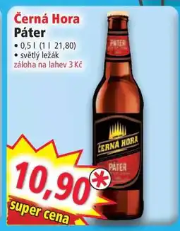 Norma Černá Hora Páter nabídka