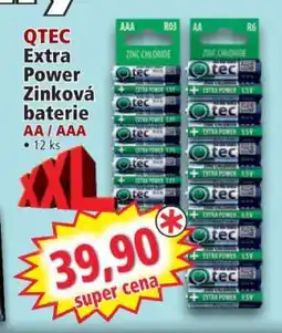 Norma QTEC Extra Power Zinková baterie nabídka