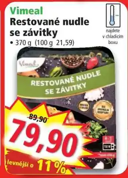 Norma Vimeal Restované nudle se závitky nabídka