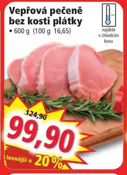 Norma Vepřová pečeně bez kosti, plátky nabídka