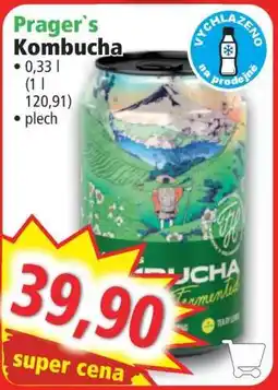 Norma PRAGER'S Kombucha nabídka