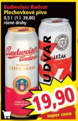 Norma Budweiser Budvar Plechovkové pivo nabídka