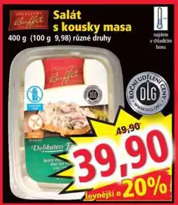 Norma Salát s kousky masa nabídka