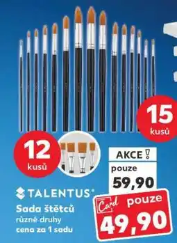 Kaufland Talentus Sada štětců nabídka