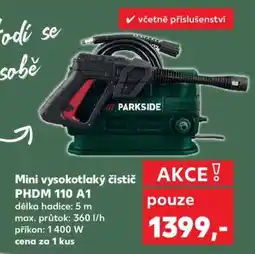 Kaufland Mini vysokotlaký čistič PHDM 110 A1 nabídka