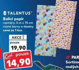 Kaufland Balicí papír nabídka