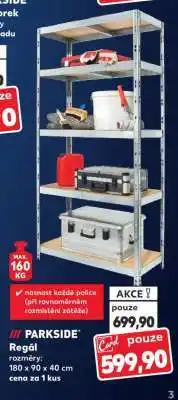 Kaufland PARKSIDE Regál nabídka