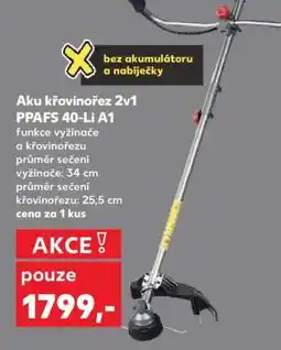 Kaufland Aku křovinořez 2v1 PPAFS 40-Li A1 nabídka
