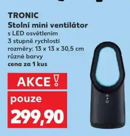 Kaufland TRONIC Stolní mini ventilátor nabídka