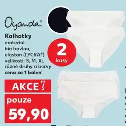 Kaufland Oyanda Kalhotky nabídka