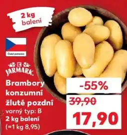 Kaufland Brambory konzumní žluté pozdní nabídka