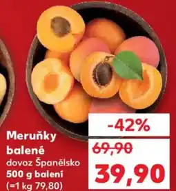 Kaufland Meruňky balené nabídka