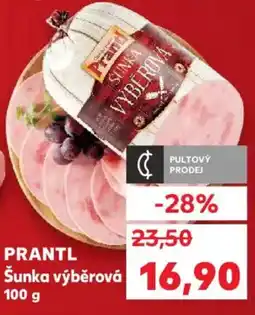 Kaufland PRANTL Šunka výběrová nabídka
