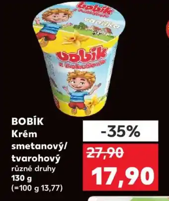 Kaufland BOBÍK Krém smetanový/ tvarohový nabídka