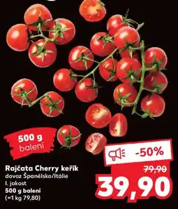 Kaufland Rajčata Cherry keřík nabídka