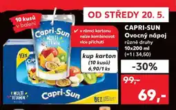Kaufland CAPRI-SUN Ovocný nápoj nabídka