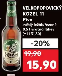Kaufland VELKOPOPOVICKÝ KOZEL 11 Pivo nabídka