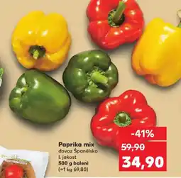 Kaufland Paprika mix nabídka