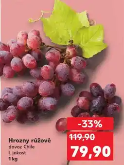 Kaufland Hrozny růžové nabídka