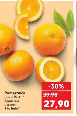 Kaufland Pomeranče nabídka