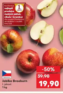 Kaufland Jablka Braeburn nabídka