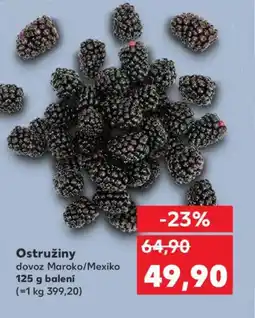 Kaufland Ostružiny nabídka