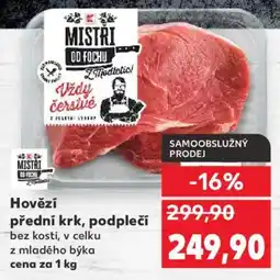 Kaufland Hovězí přední krk, podpleči nabídka