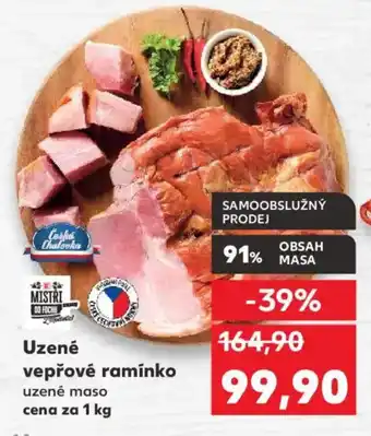 Kaufland Uzené vepřové ramínko nabídka