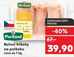 Kaufland Kuřecí hřbety na polévku nabídka