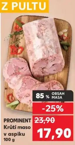 Kaufland PROMINENT Krůtí maso v aspiku nabídka