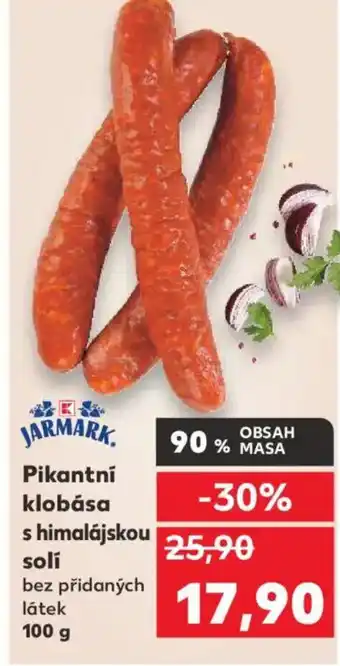 Kaufland Pikantní klobása s himalájskou soli nabídka