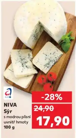 Kaufland NIVA Sýr nabídka